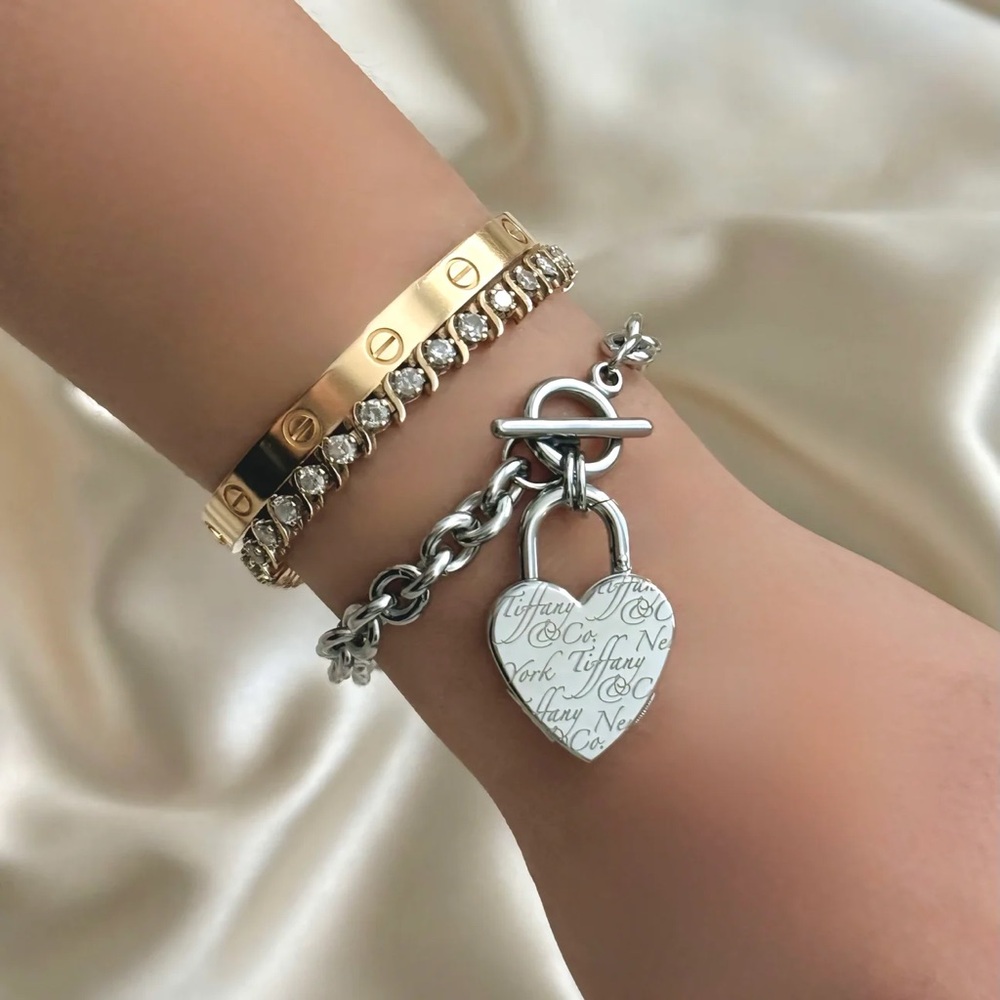 AUTHENTIC VINTAGE TIFFANY & CO. SILVER LOCKET WATCH